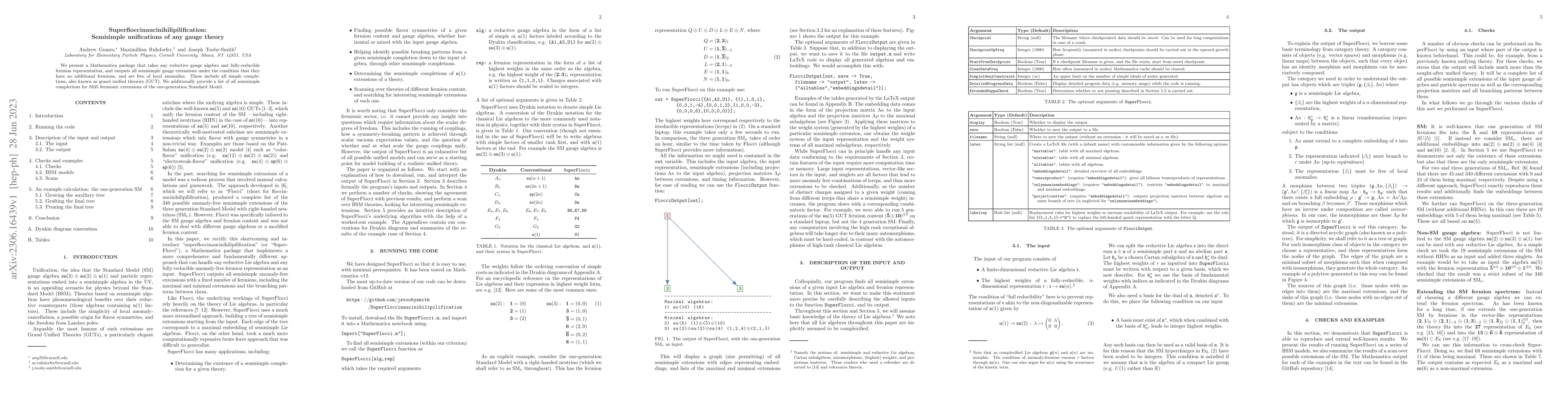 Thumbnail for Superfloccinaucinihilipilification: Semisimple unifications of any gauge
  theory