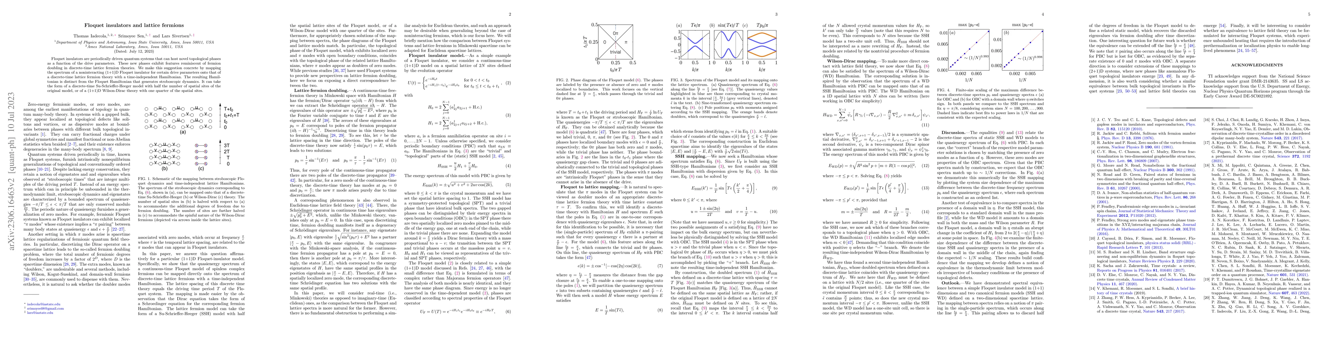 Thumbnail for Floquet insulators and lattice fermions