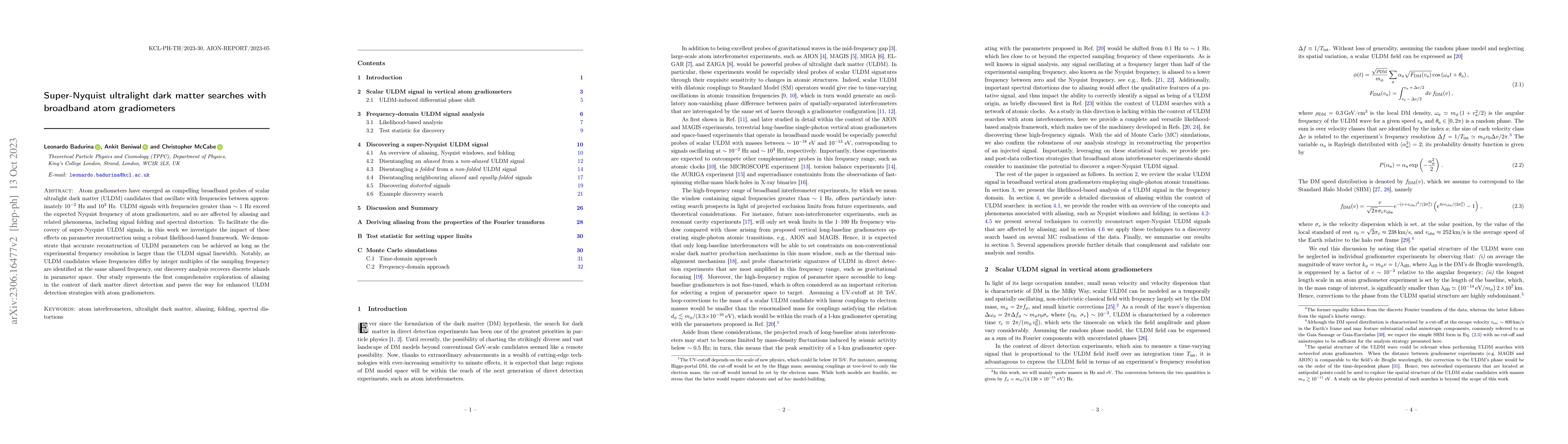 Thumbnail for Super-Nyquist ultralight dark matter searches with broadband atom
  gradiometers