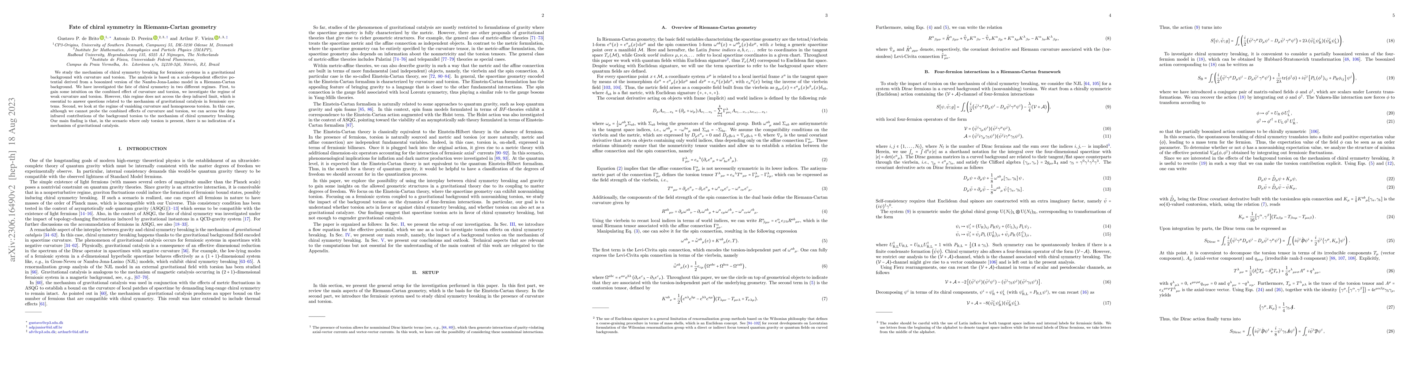 Thumbnail for Fate of chiral symmetry in Riemann-Cartan geometry