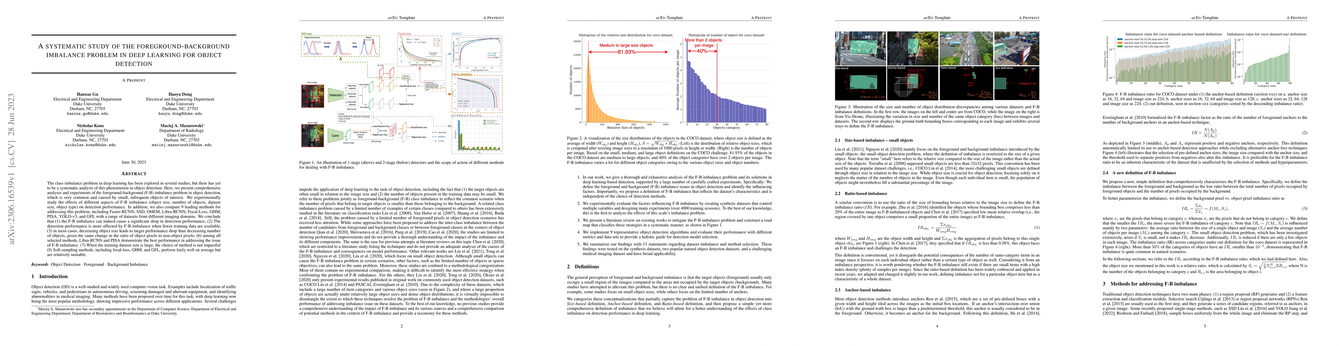 Thumbnail for A systematic study of the foreground-background imbalance problem in
  deep learning for object detection