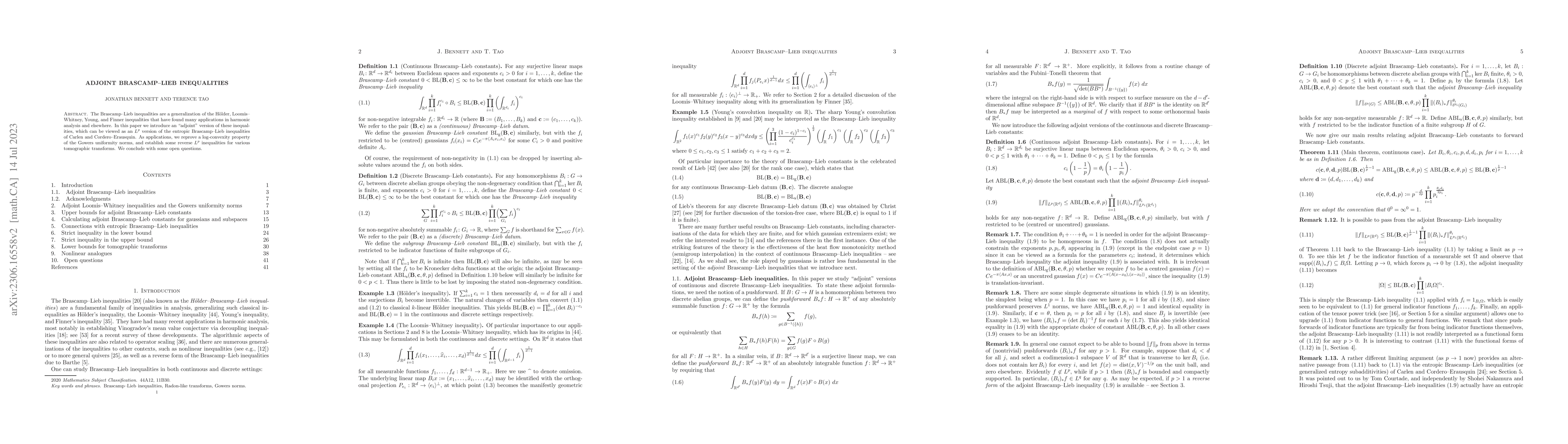 Thumbnail for Adjoint Brascamp-Lieb inequalities