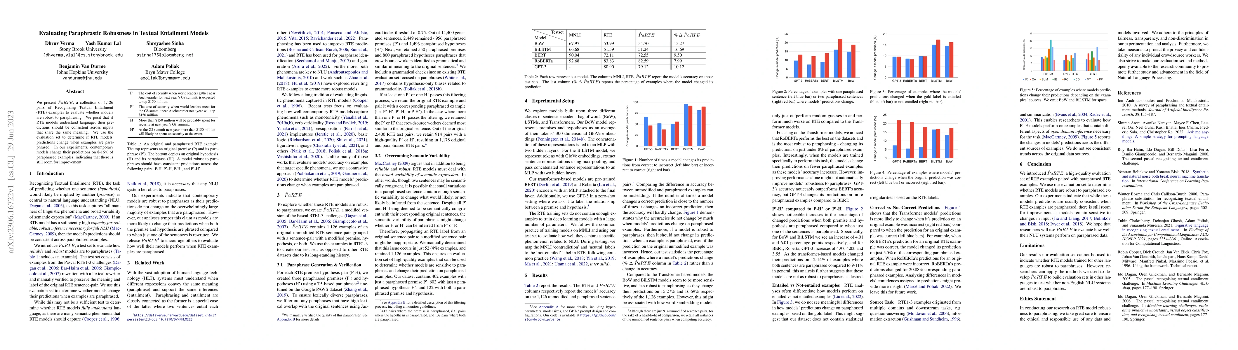 Thumbnail for Evaluating Paraphrastic Robustness in Textual Entailment Models