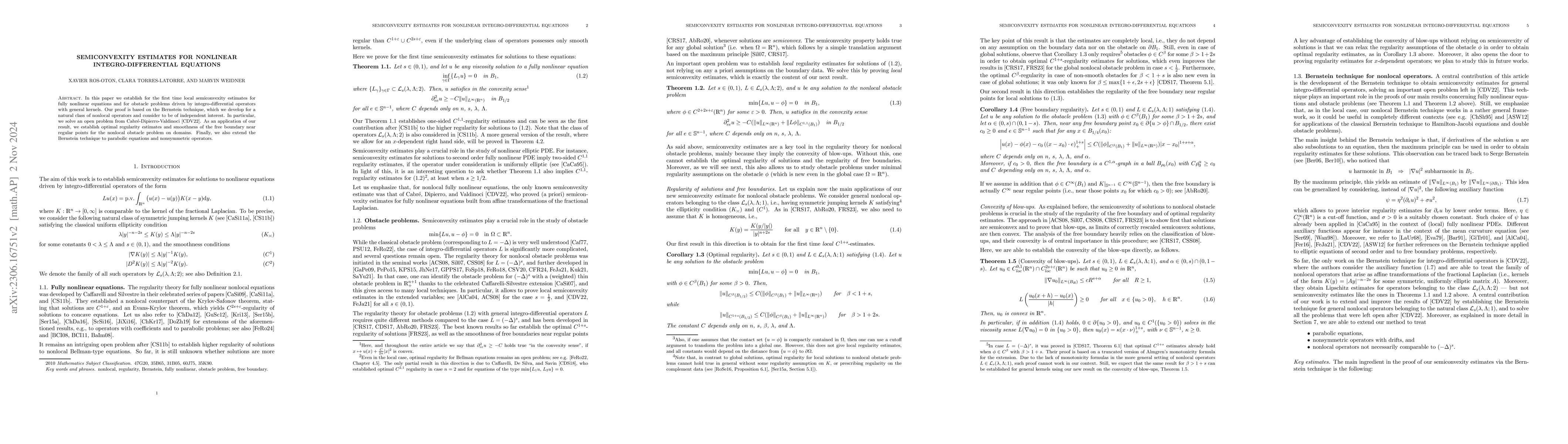 Thumbnail for Semiconvexity estimates for nonlinear integro-differential equations