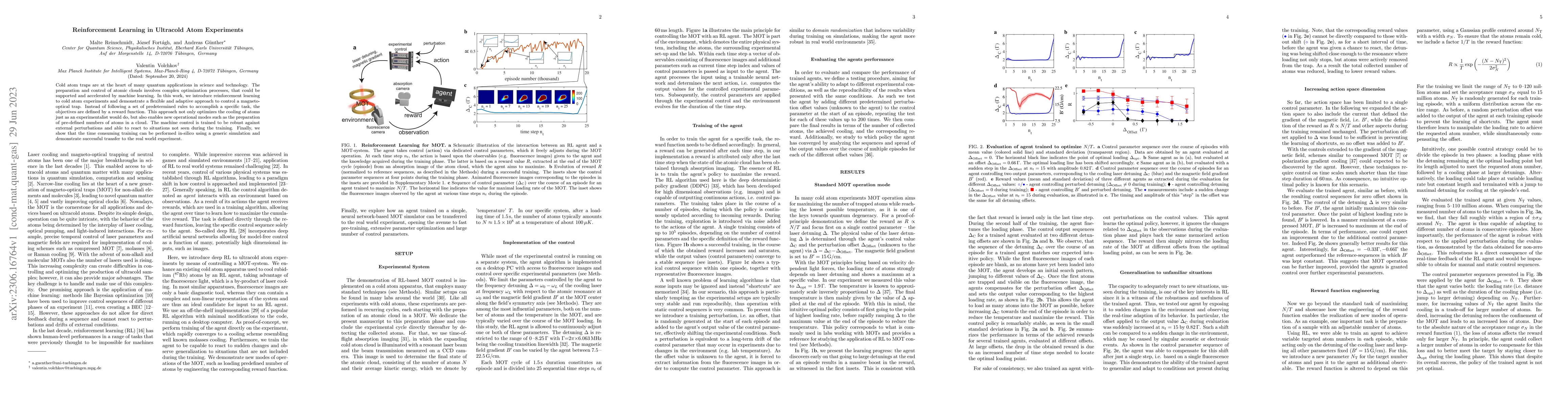 Thumbnail for Reinforcement Learning in Ultracold Atom Experiments