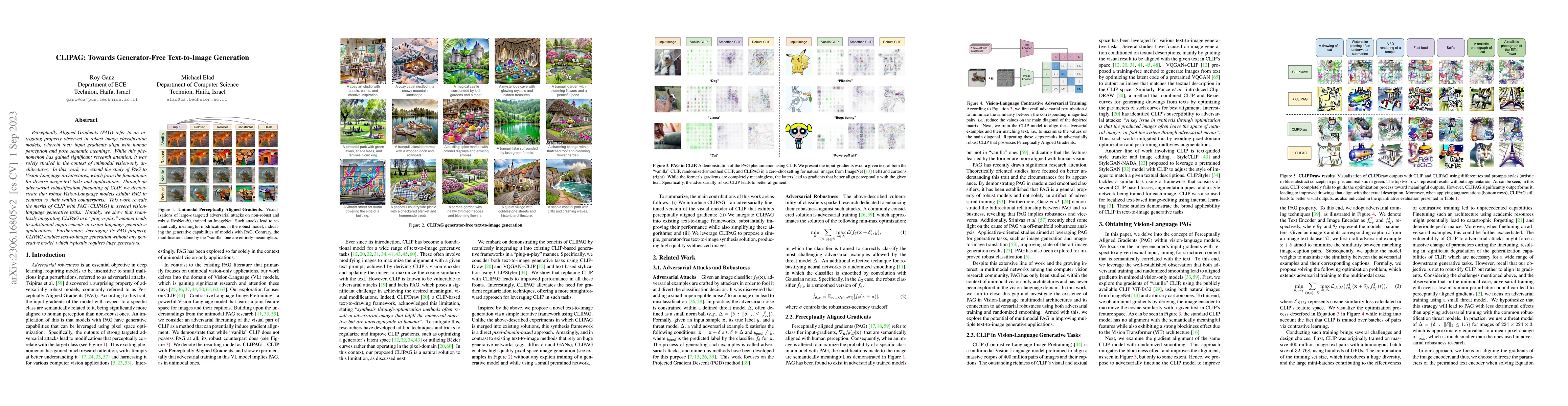 Thumbnail for CLIPAG: Towards Generator-Free Text-to-Image Generation