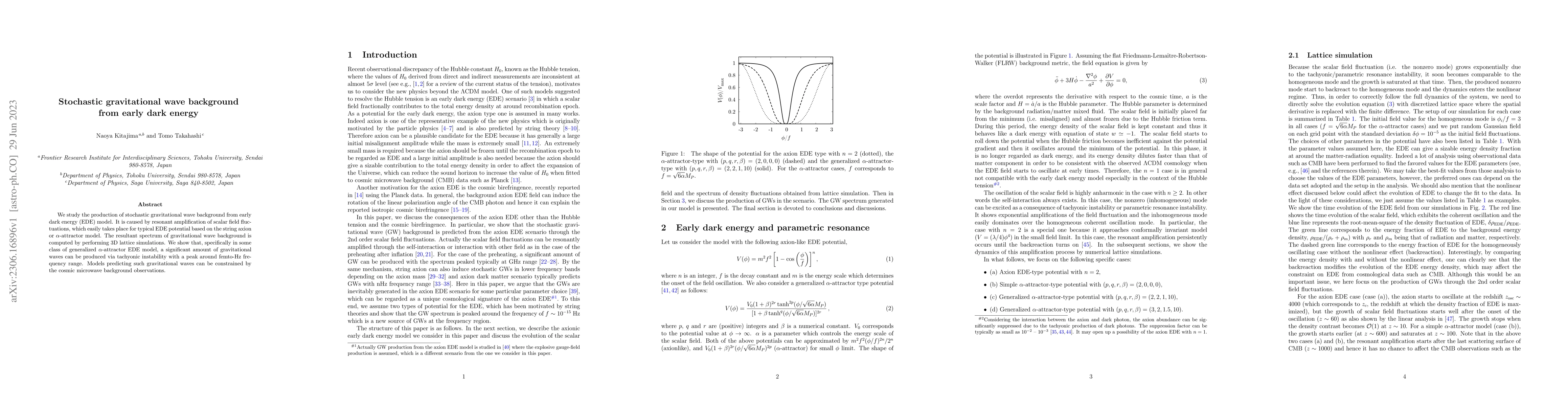 Thumbnail for Stochastic gravitational wave background from early dark energy