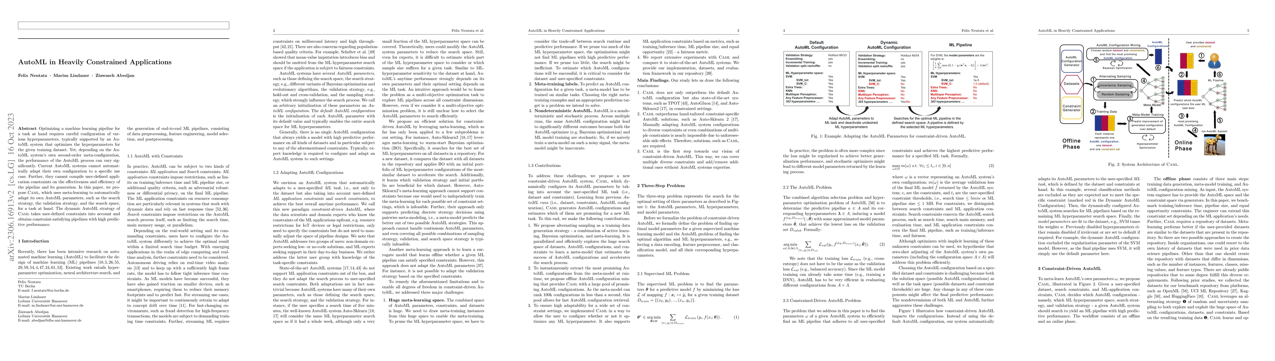 Thumbnail for AutoML in Heavily Constrained Applications