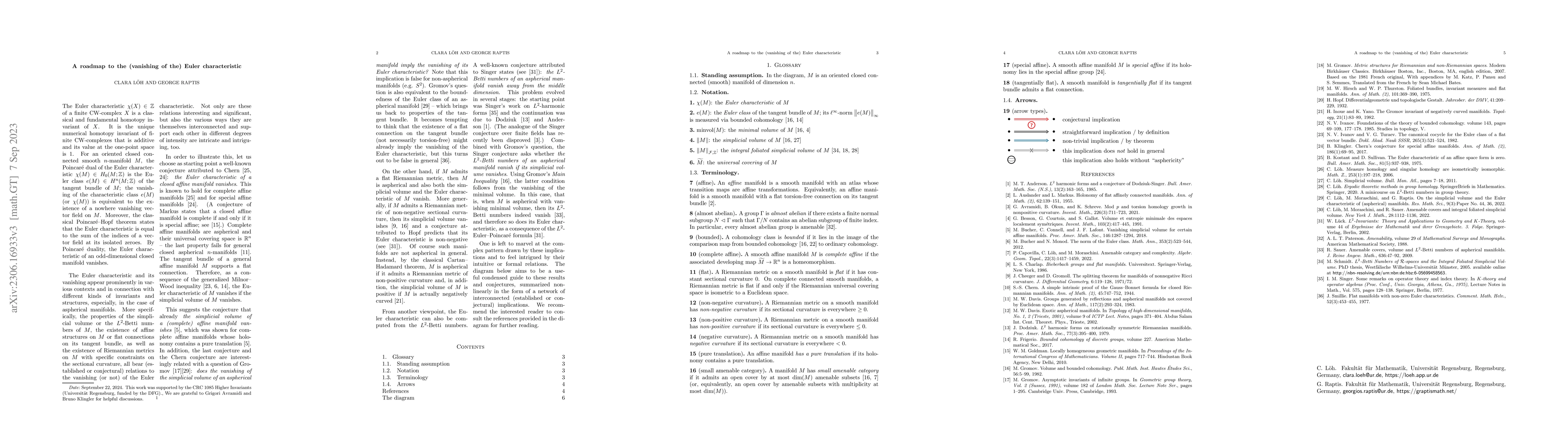 Thumbnail for A roadmap to the (vanishing of the) Euler characteristic