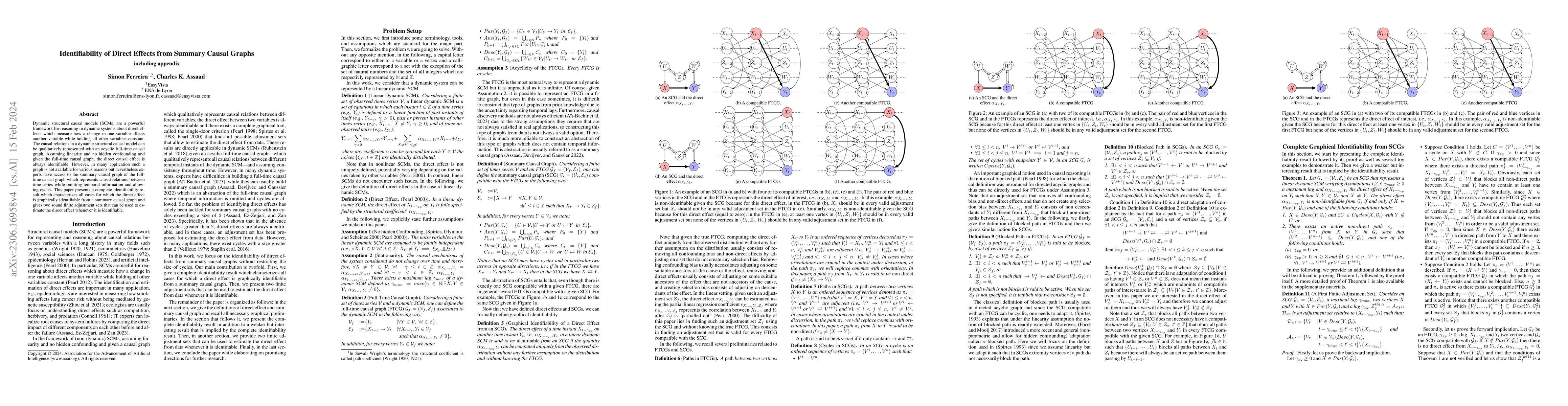 Thumbnail for Identifiability of Direct Effects from Summary Causal Graphs