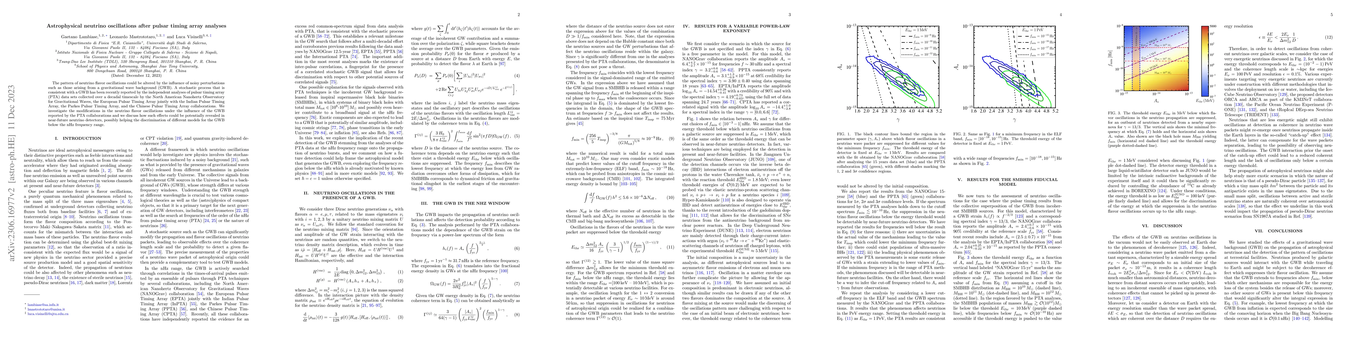 Thumbnail for Astrophysical neutrino oscillations after pulsar timing array analyses