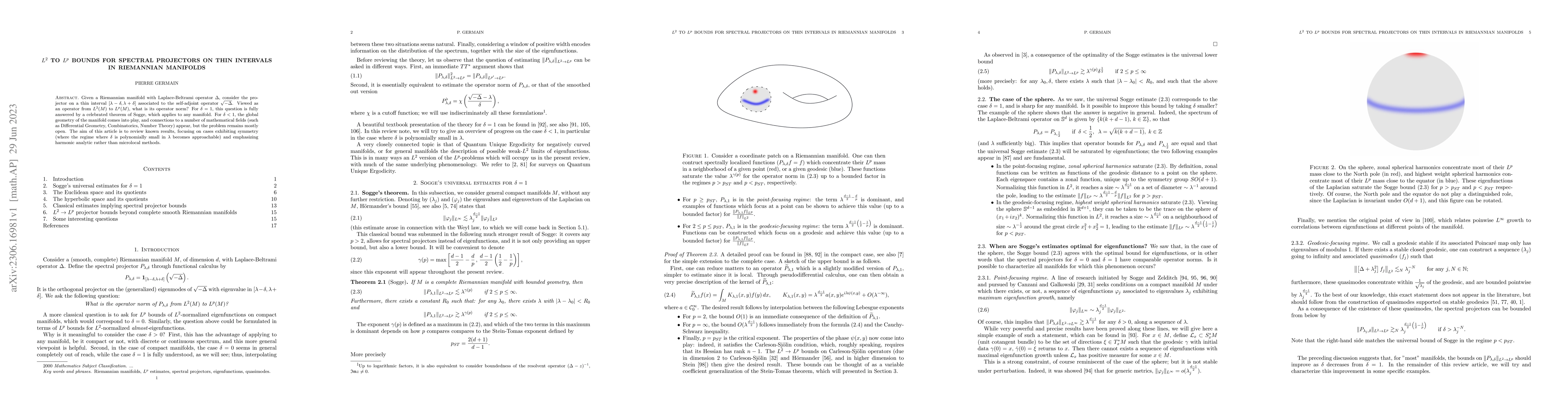 Thumbnail for L2 to Lp bounds for spectral projectors on thin intervals in Riemannian
  manifolds