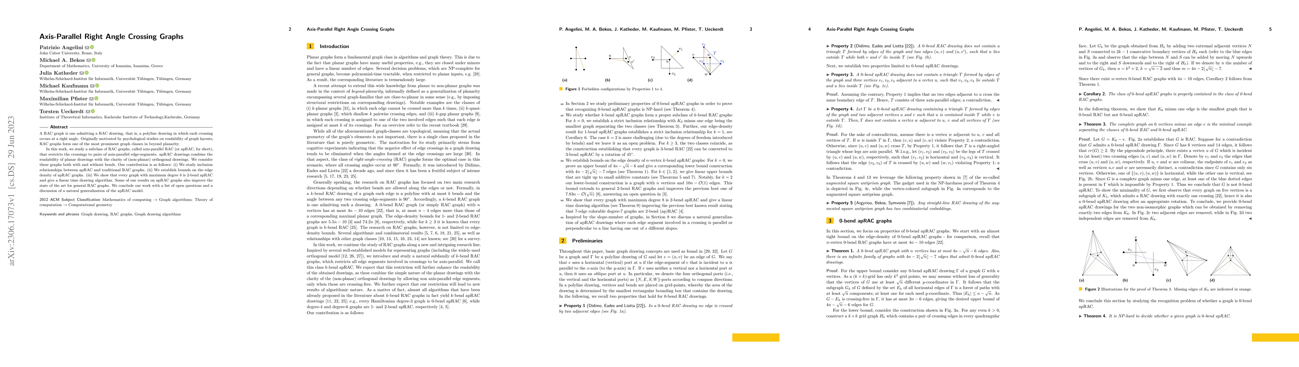 Thumbnail for Axis-Parallel Right Angle Crossing Graphs