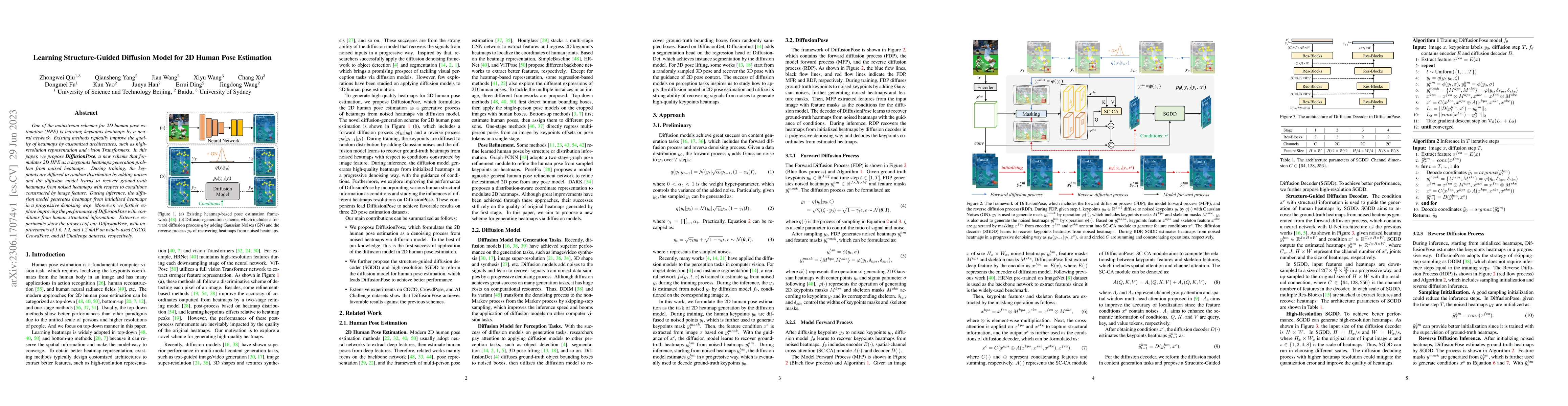 Thumbnail for Learning Structure-Guided Diffusion Model for 2D Human Pose Estimation