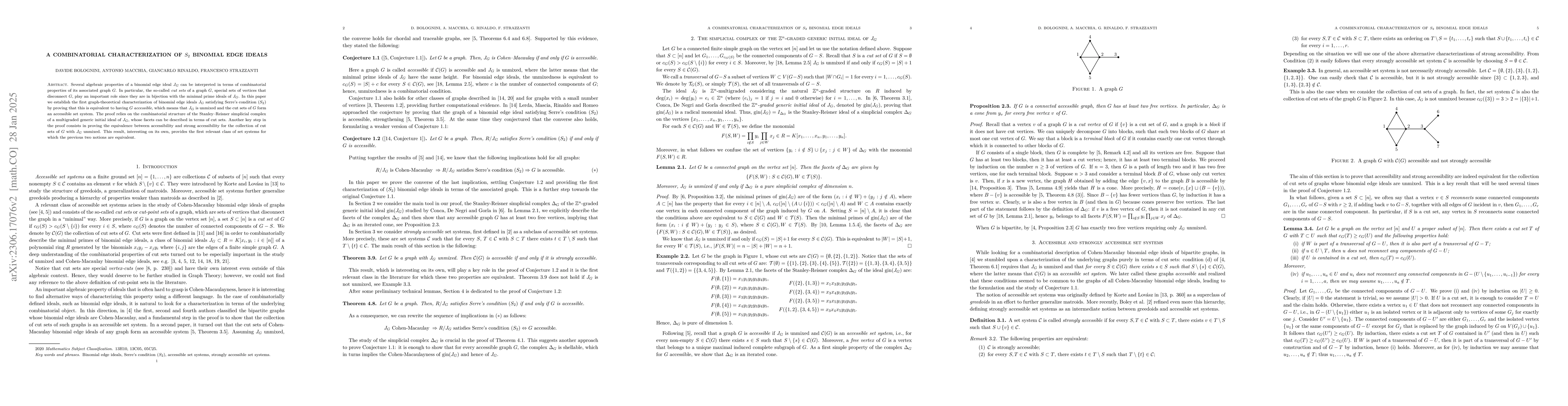 Thumbnail for A combinatorial characterization of $S_2$ binomial edge ideals