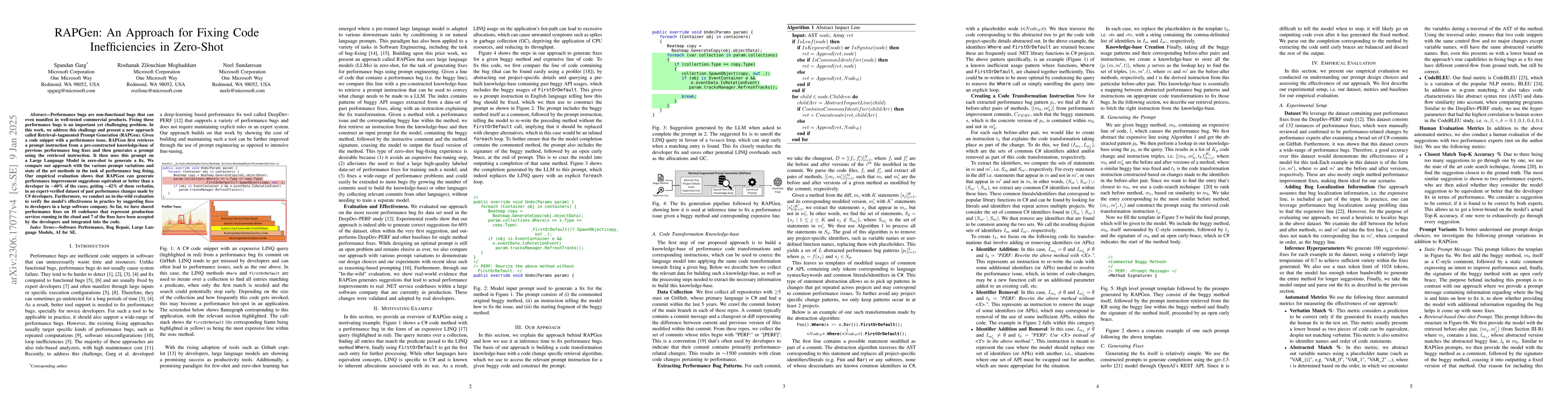 Thumbnail for RAPGen: An Approach for Fixing Code Inefficiencies in Zero-Shot