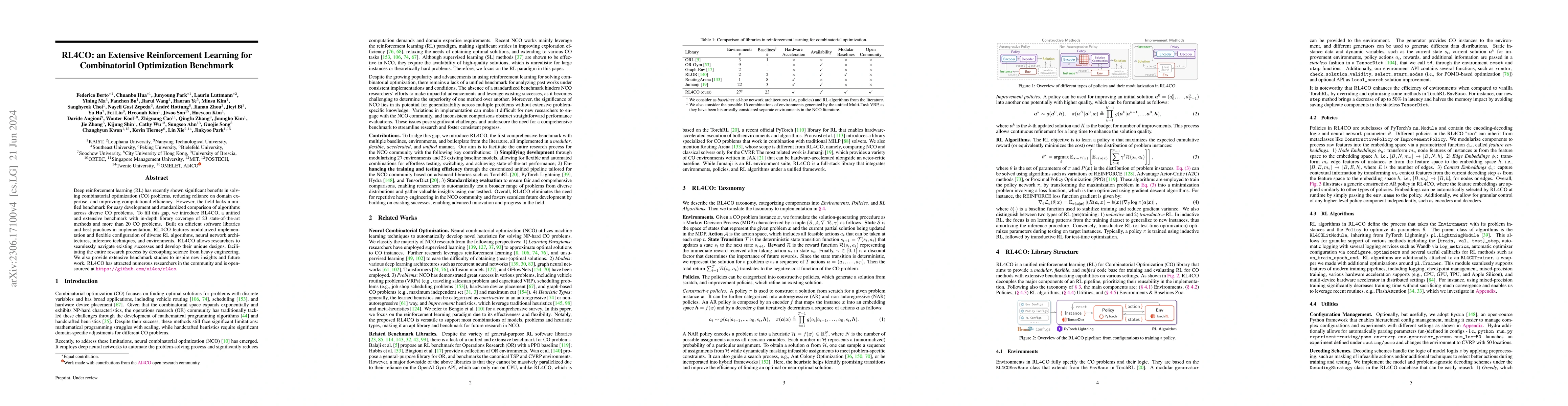 Thumbnail for RL4CO: an Extensive Reinforcement Learning for Combinatorial
  Optimization Benchmark