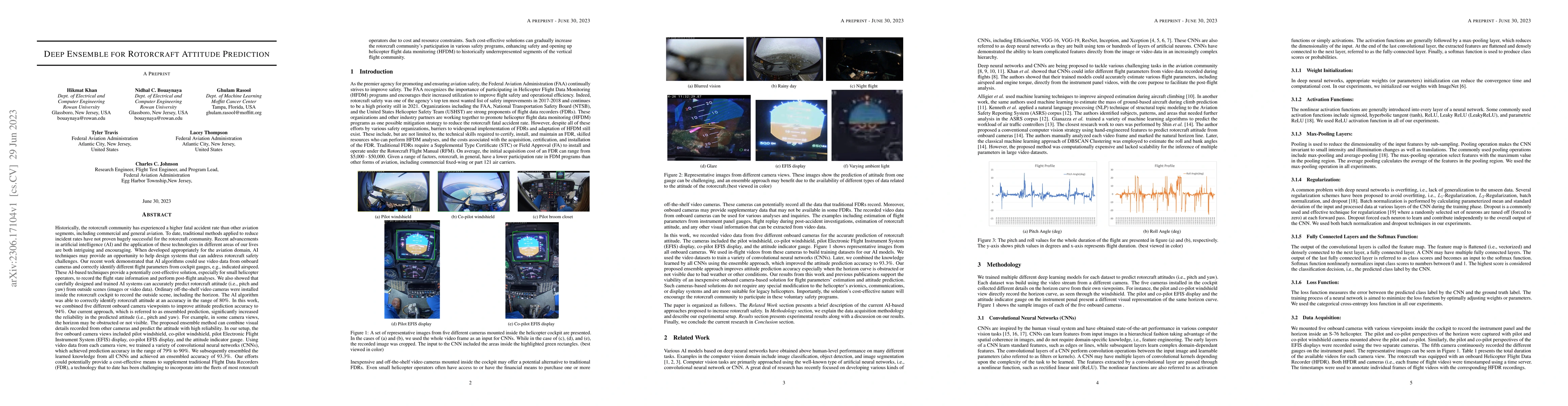 Thumbnail for Deep Ensemble for Rotorcraft Attitude Prediction