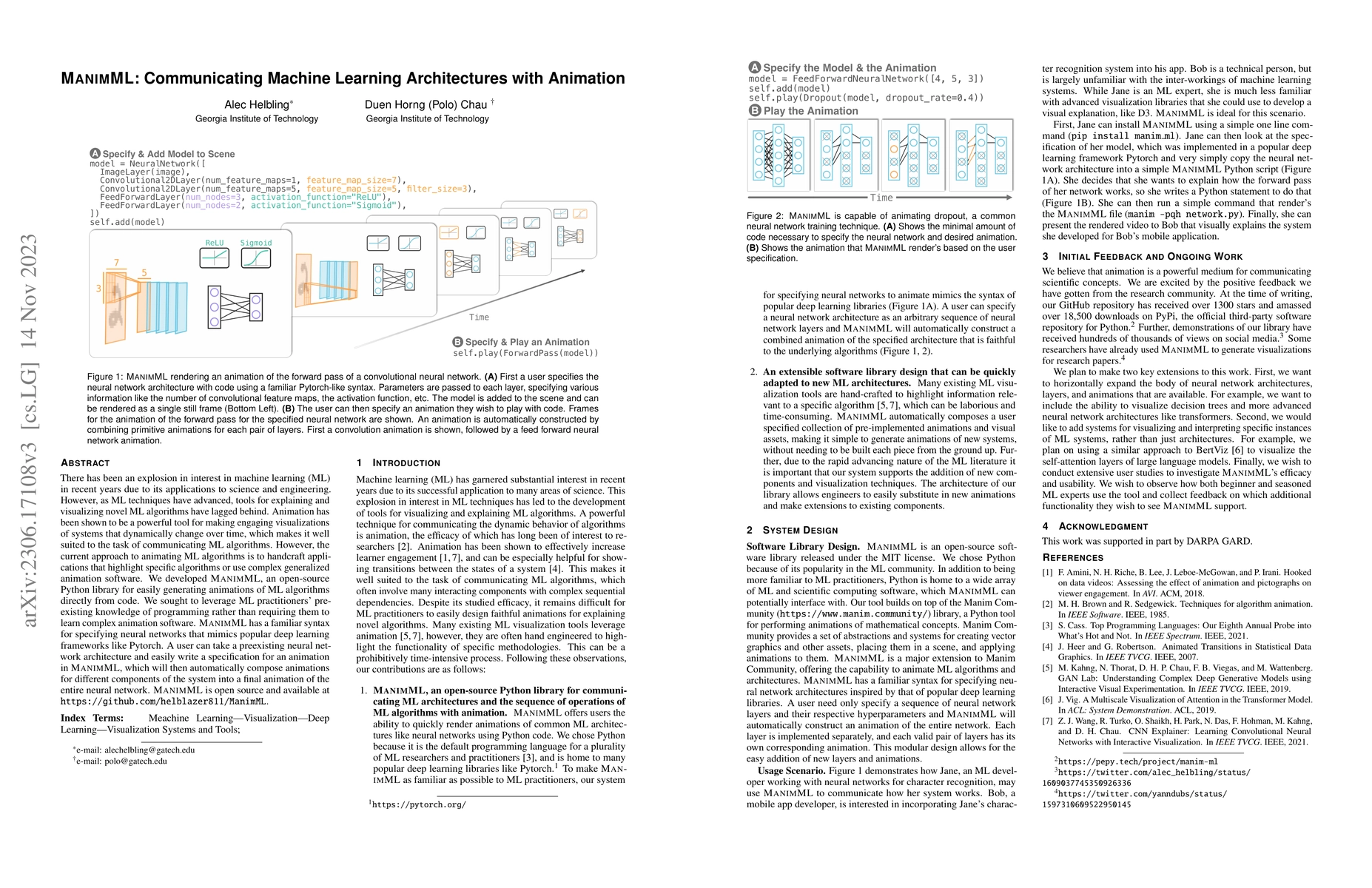 Thumbnail for ManimML: Communicating Machine Learning Architectures with Animation