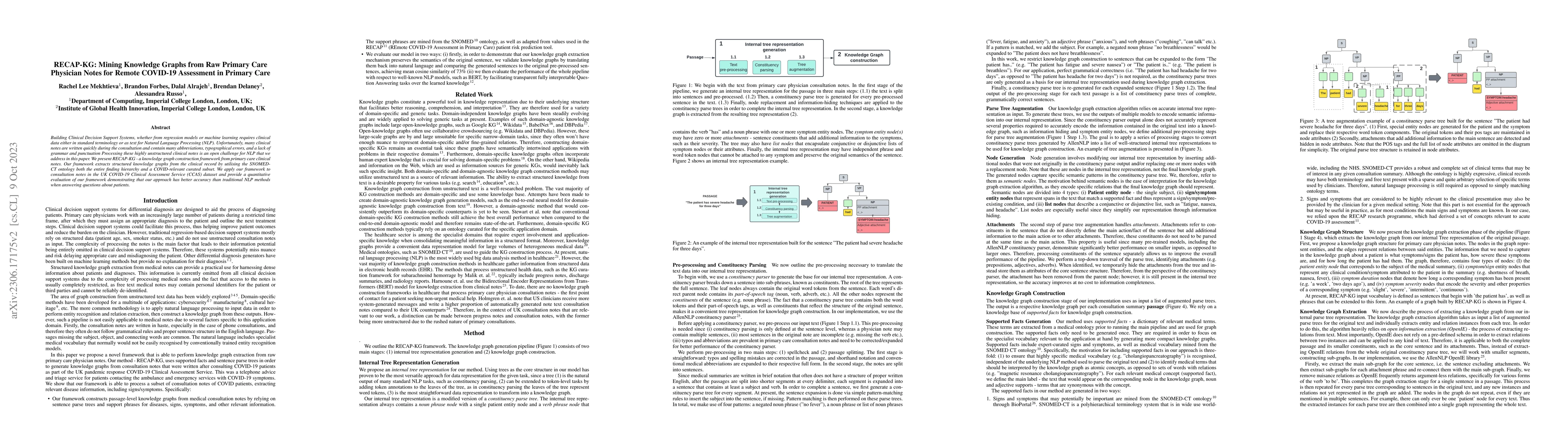 Thumbnail for RECAP-KG: Mining Knowledge Graphs from Raw GP Notes for Remote COVID-19
  Assessment in Primary Care