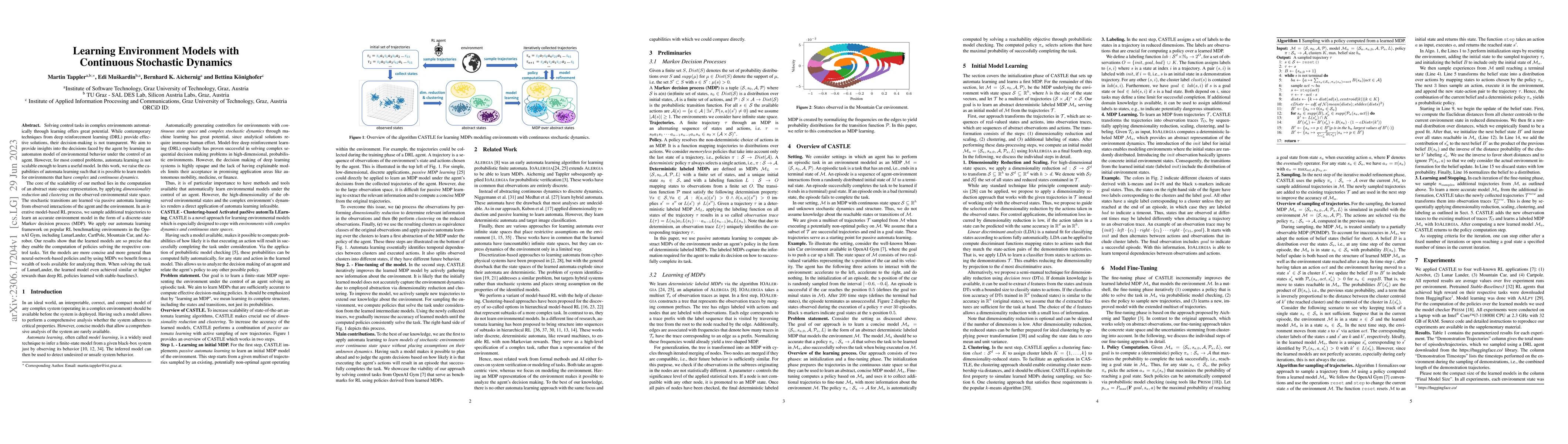 Thumbnail for Learning Environment Models with Continuous Stochastic Dynamics