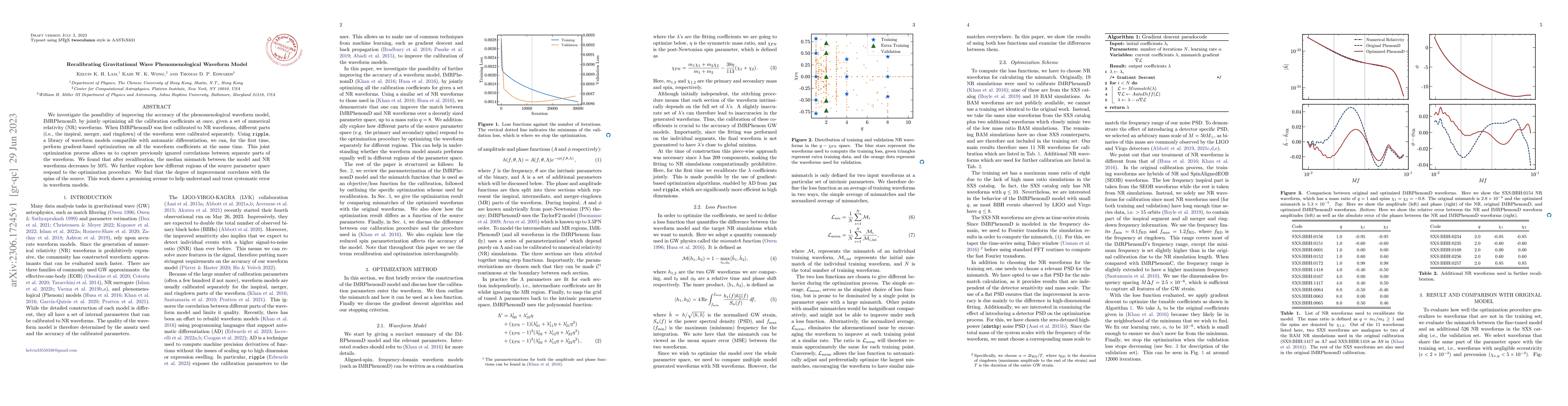 Thumbnail for Recalibrating Gravitational Wave Phenomenological Waveform Model