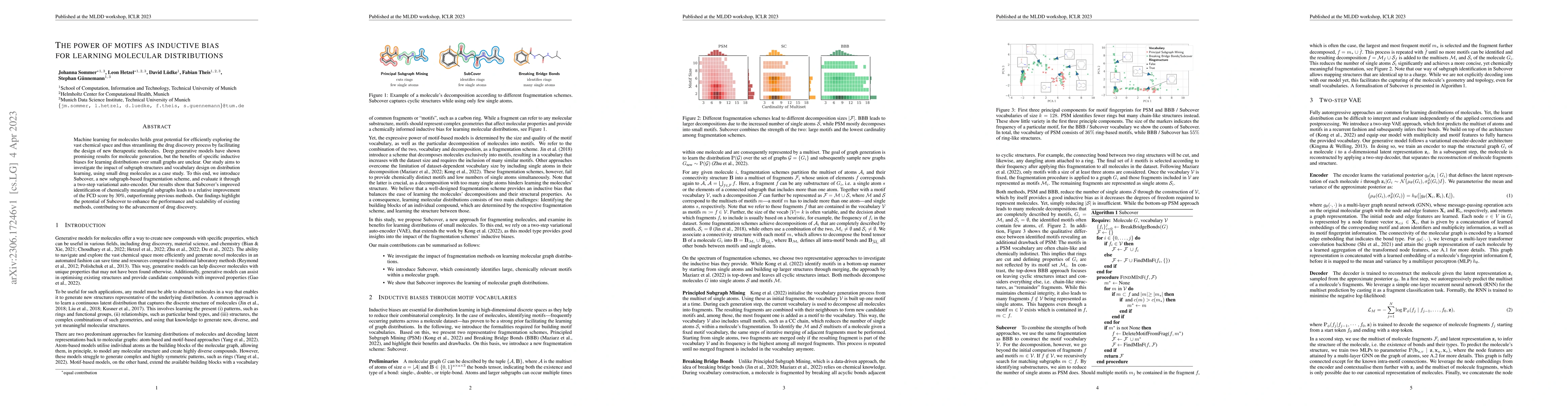Thumbnail for The power of motifs as inductive bias for learning molecular
  distributions