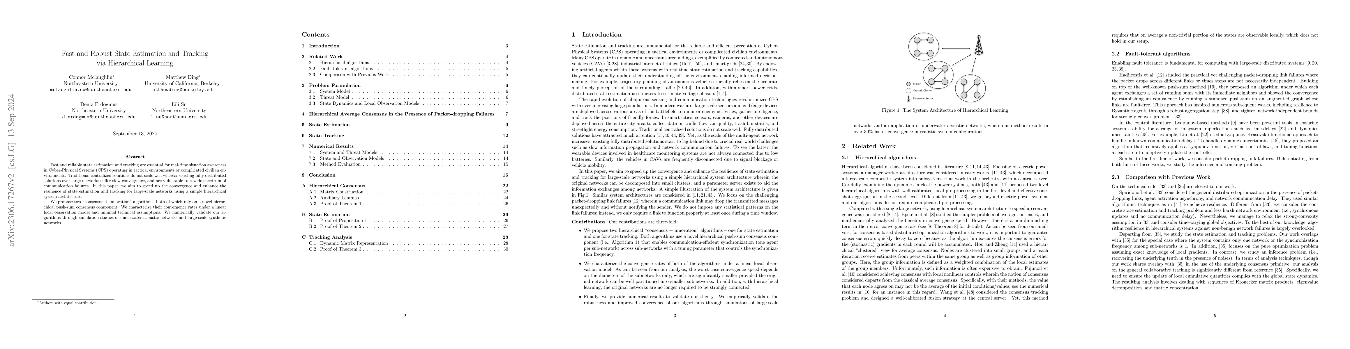 Thumbnail for Fast and Robust State Estimation and Tracking via Hierarchical Learning