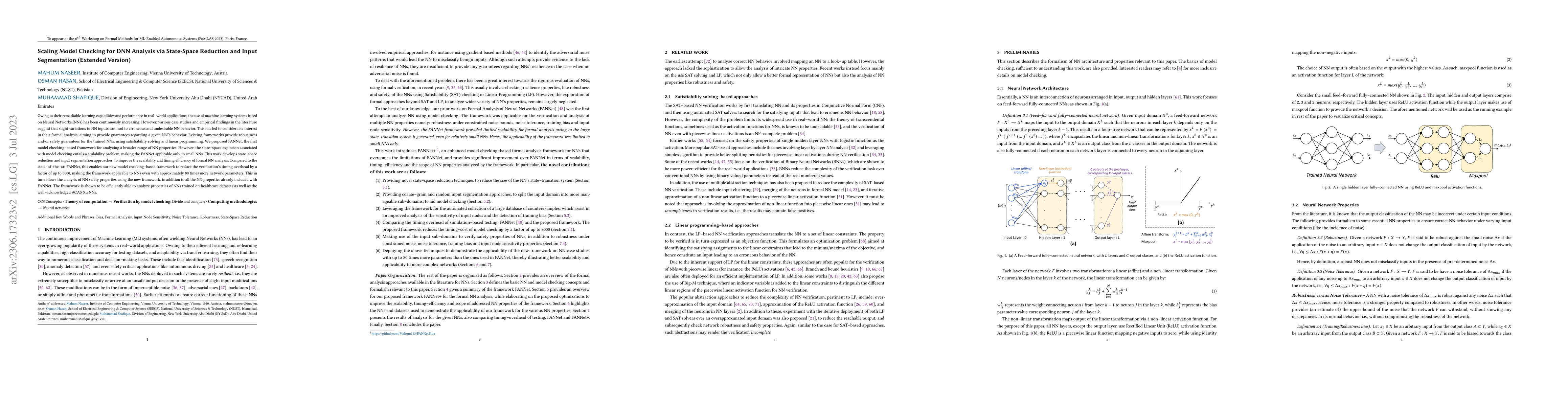 Thumbnail for Scaling Model Checking for DNN Analysis via State-Space Reduction and
  Input Segmentation (Extended Version)
