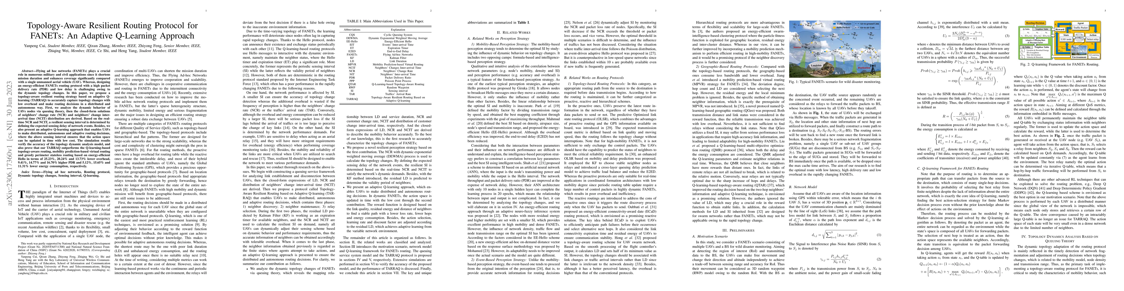 Thumbnail for Topology-Aware Resilient Routing Protocol for FANETs: An Adaptive
  Q-Learning Approach