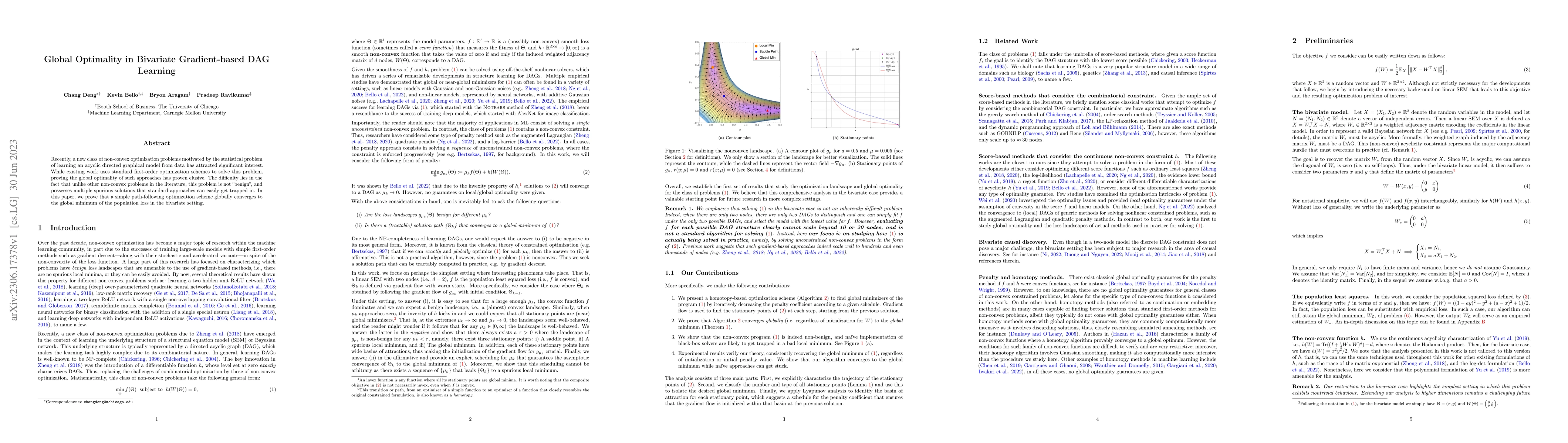 Thumbnail for Global Optimality in Bivariate Gradient-based DAG Learning
