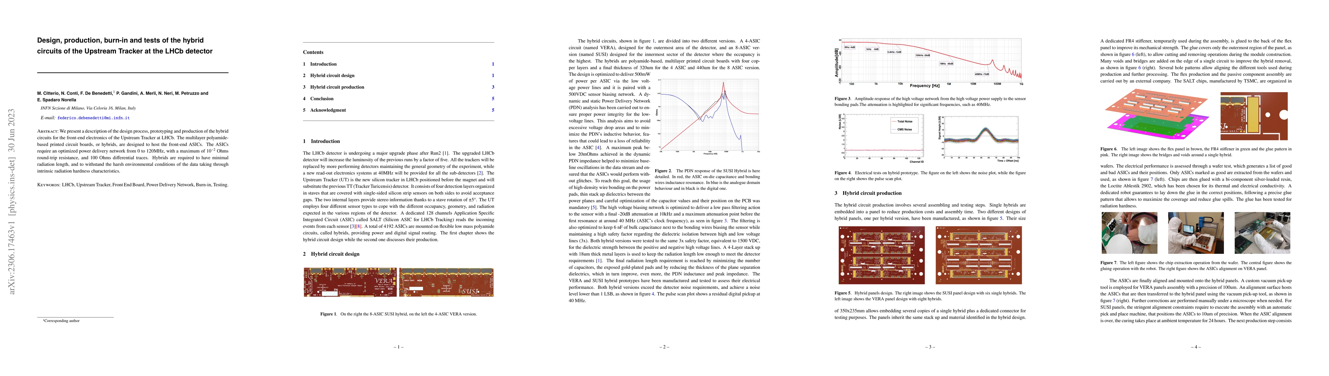 Thumbnail for Design, production, burn-in and tests of the hybrid circuits of the
  Upstream Tracker at the LHCb detector