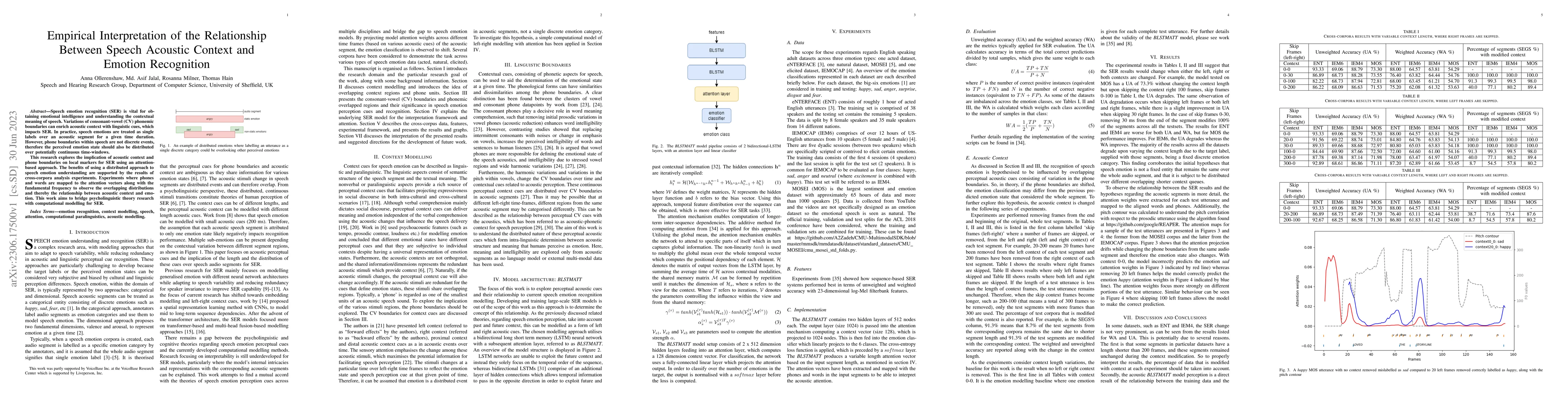 Thumbnail for Empirical Interpretation of the Relationship Between Speech Acoustic
  Context and Emotion Recognition