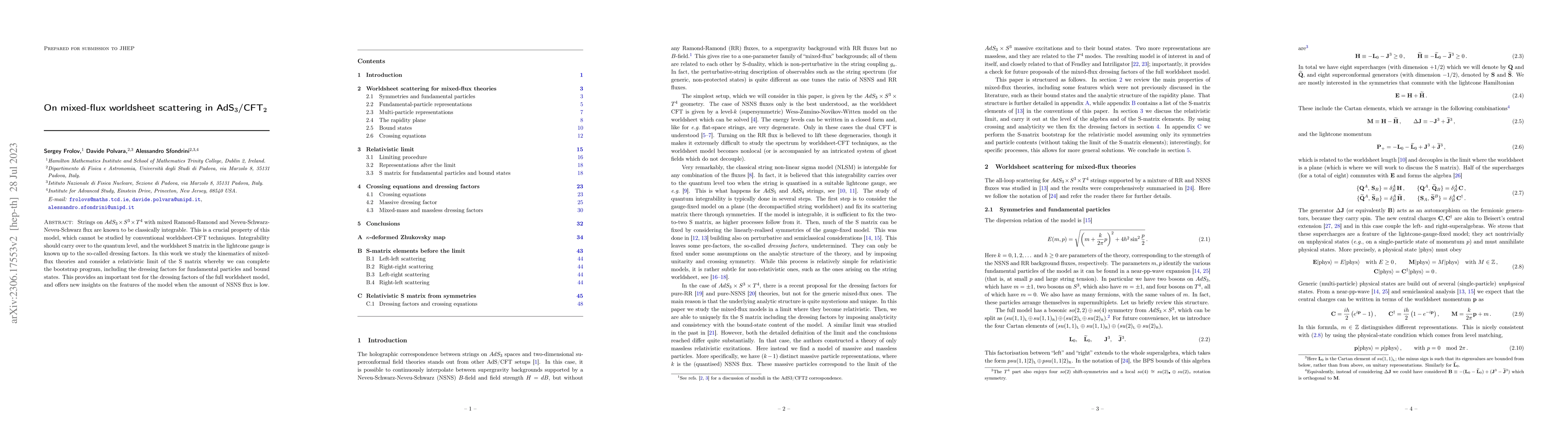 Thumbnail for On mixed-flux worldsheet scattering in AdS3/CFT2