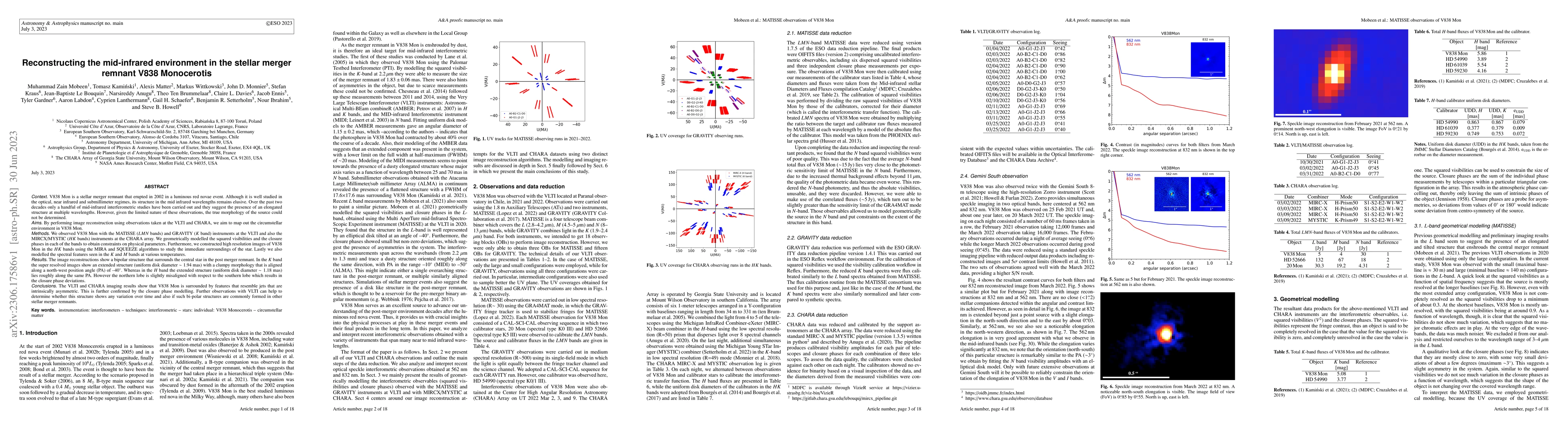 Thumbnail for Reconstructing the mid-infrared environment in the stellar merger
  remnant V838 Monocerotis