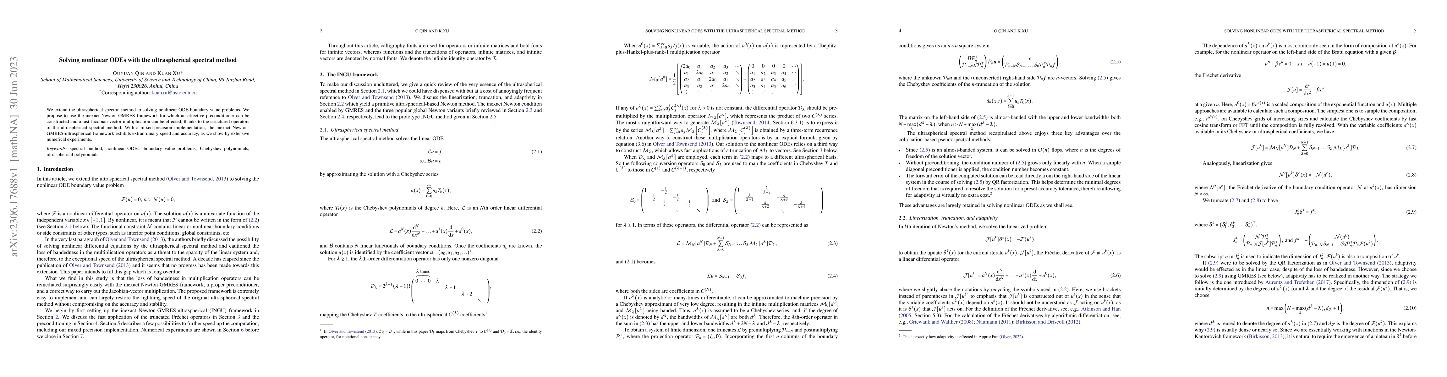 Thumbnail for Solving nonlinear ODEs with the ultraspherical spectral method