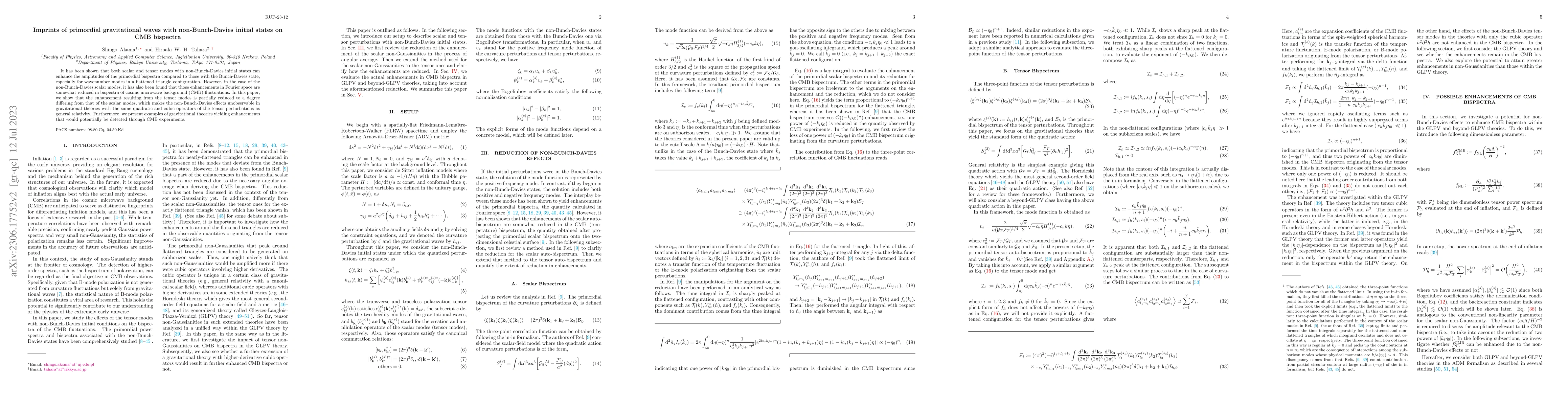Thumbnail for Imprints of primordial gravitational waves with non-Bunch-Davies initial
  states on CMB bispectra