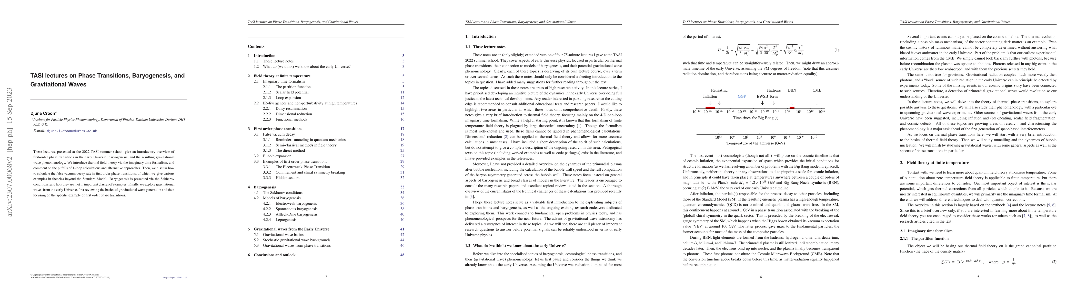Thumbnail for TASI lectures on Phase Transitions, Baryogenesis, and Gravitational
  Waves