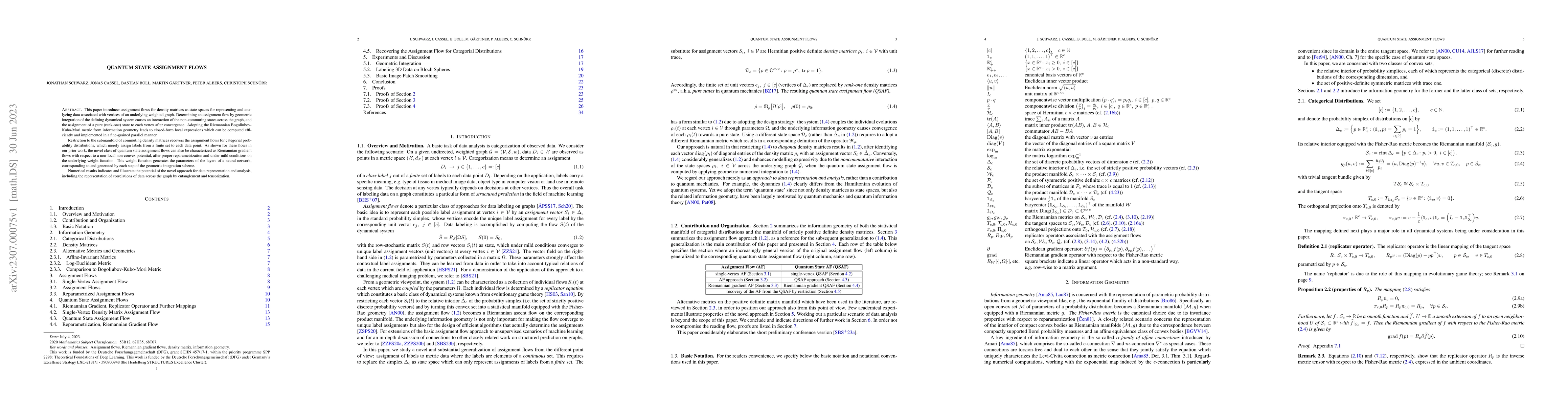 Thumbnail for Quantum State Assignment Flows