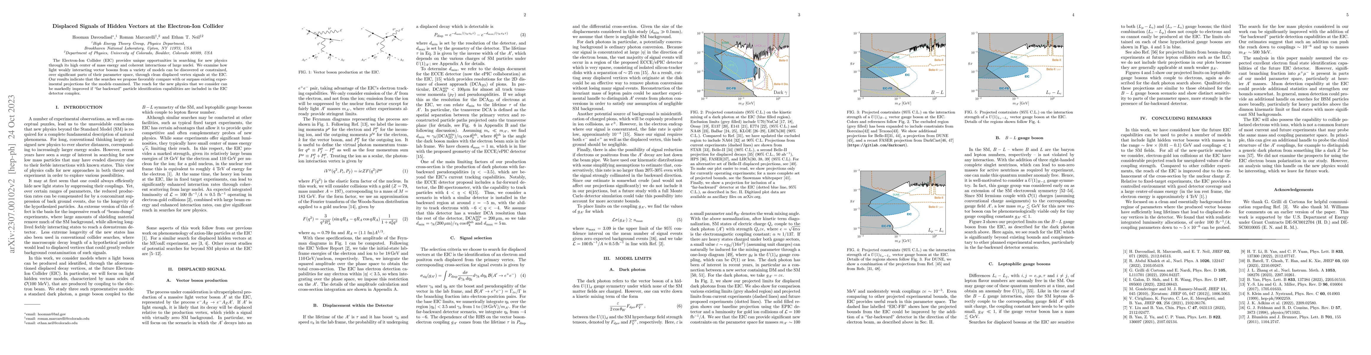 Thumbnail for Displaced Signals of Hidden Vectors at the Electron-Ion Collider