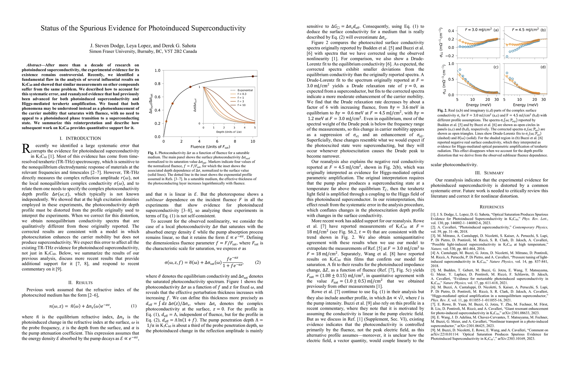 Thumbnail for Status of the Spurious Evidence for Photoinduced Superconductivity