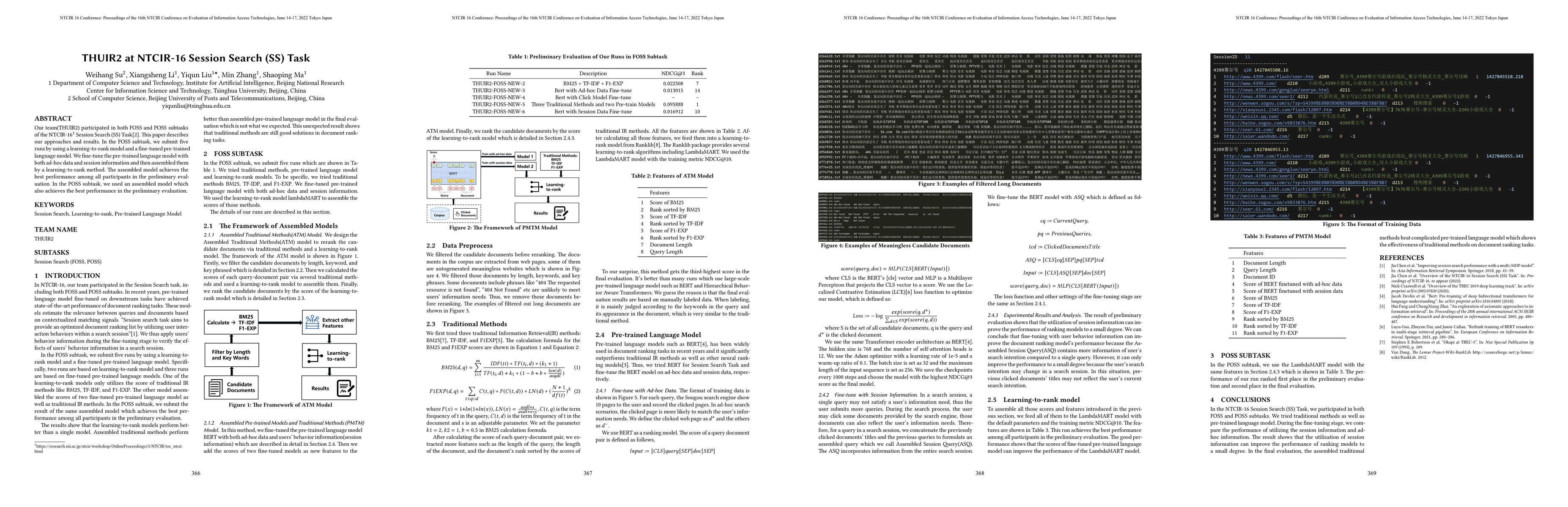 Thumbnail for THUIR2 at NTCIR-16 Session Search (SS) Task