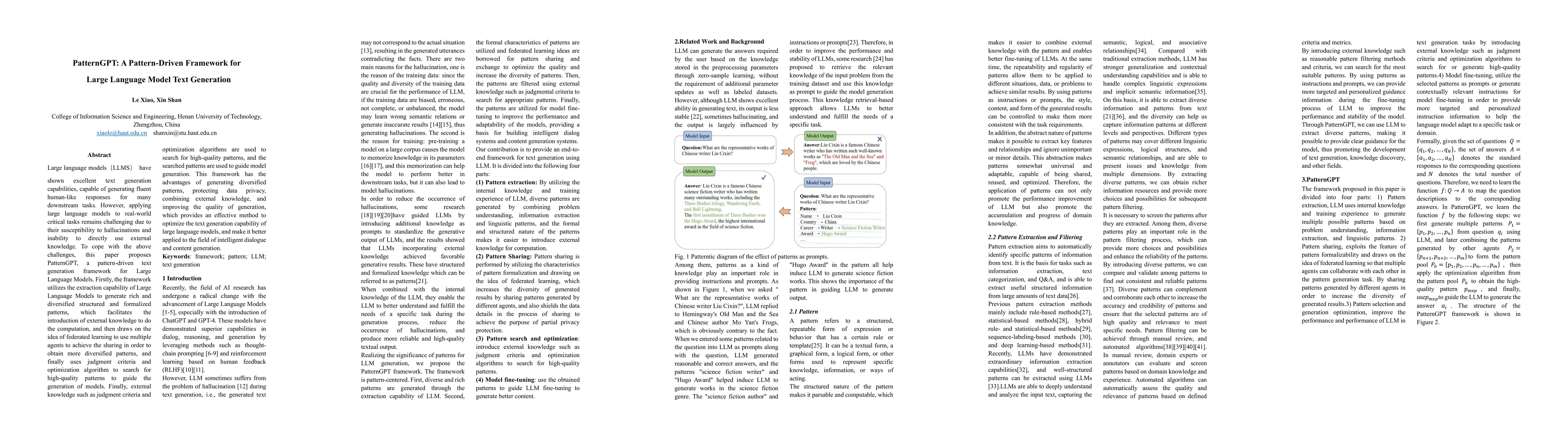 Thumbnail for PatternGPT :A Pattern-Driven Framework for Large Language Model Text
  Generation