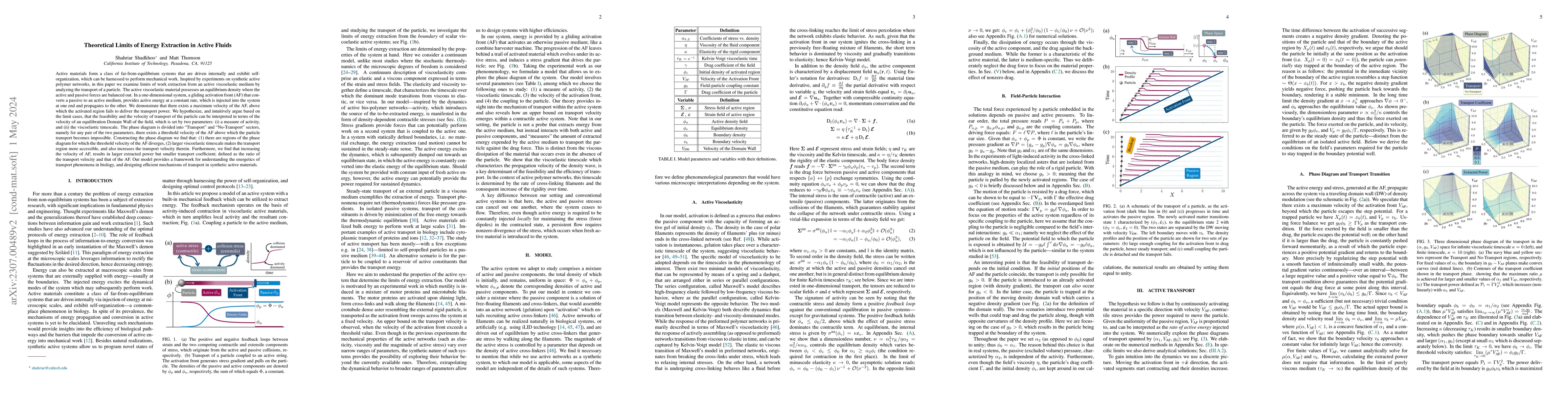 Thumbnail for Theoretical Limits of Energy Extraction in Active Fluids