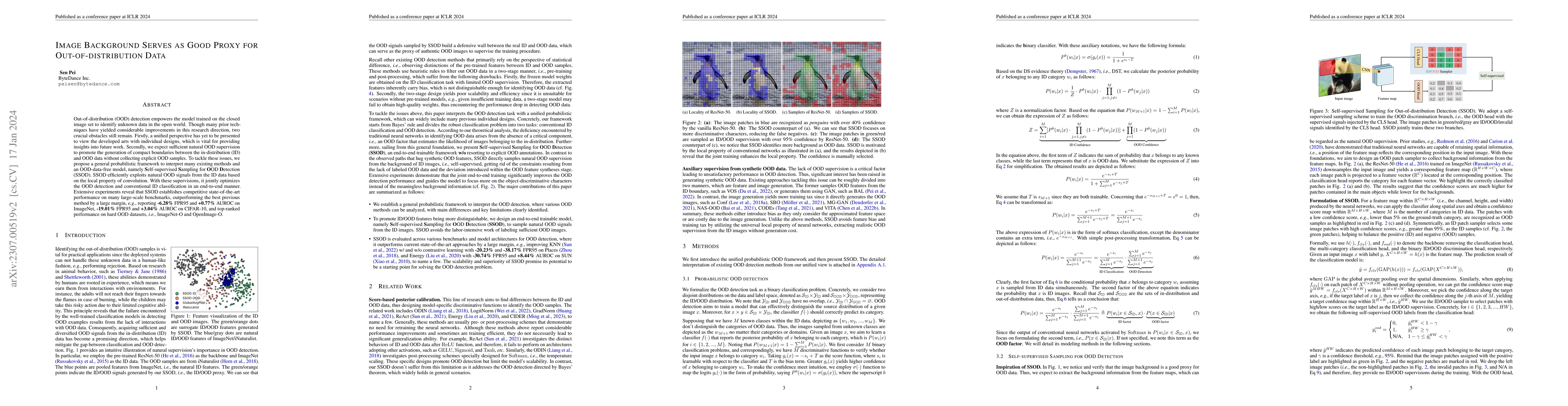 Thumbnail for Image Background Serves as Good Proxy for Out-of-distribution Data