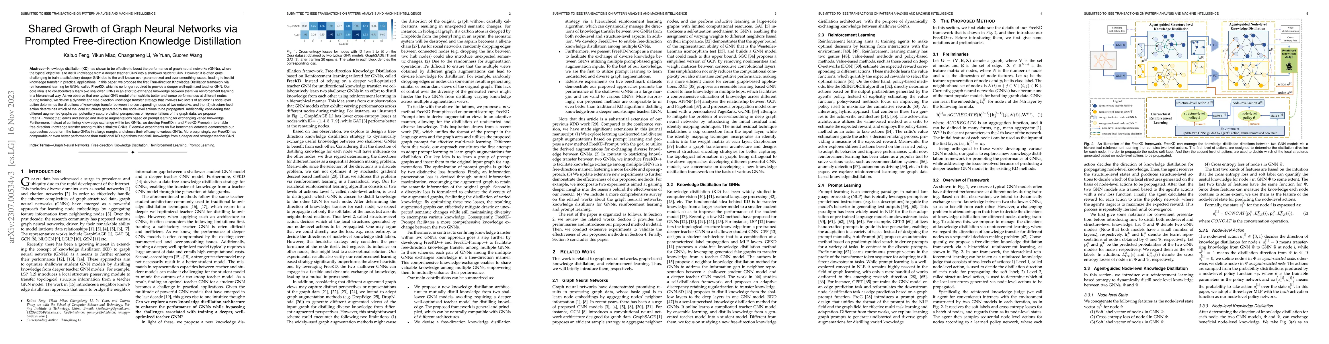 Thumbnail for Shared Growth of Graph Neural Networks via Prompted Free-direction
  Knowledge Distillation