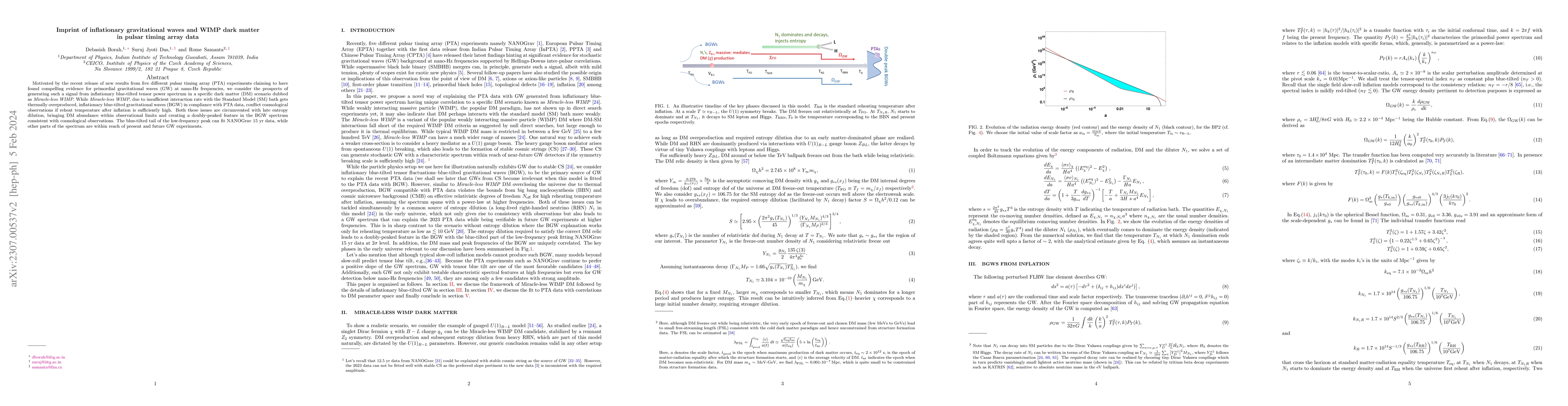 Thumbnail for Imprint of inflationary gravitational waves and WIMP dark matter in
  pulsar timing array data