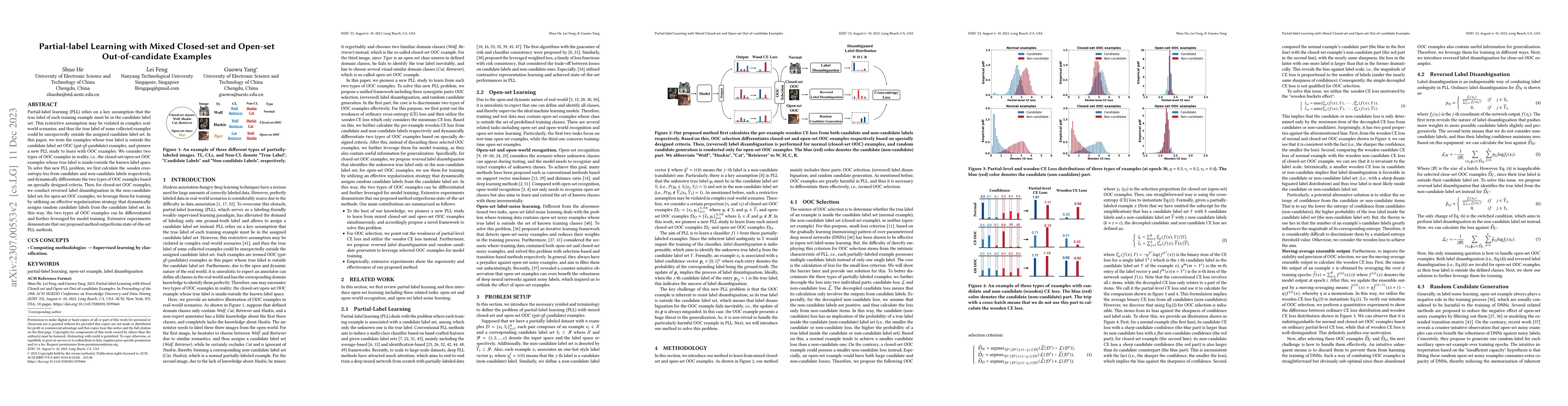 Thumbnail for Partial-label Learning with Mixed Closed-set and Open-set
  Out-of-candidate Examples