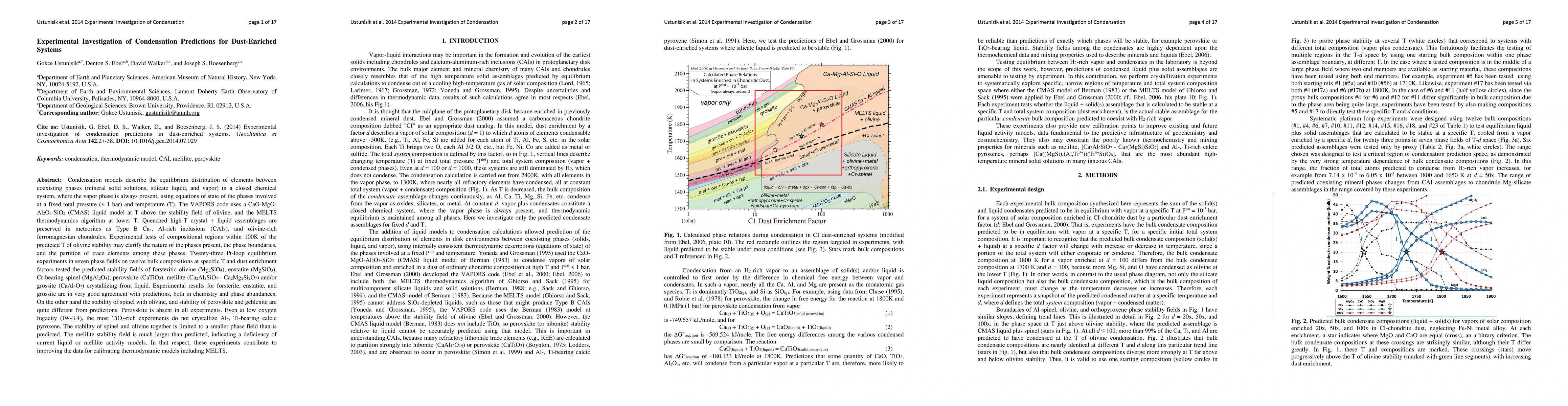 Thumbnail for Experimental Investigation of Condensation Predictions for Dust-Enriched
  Systems