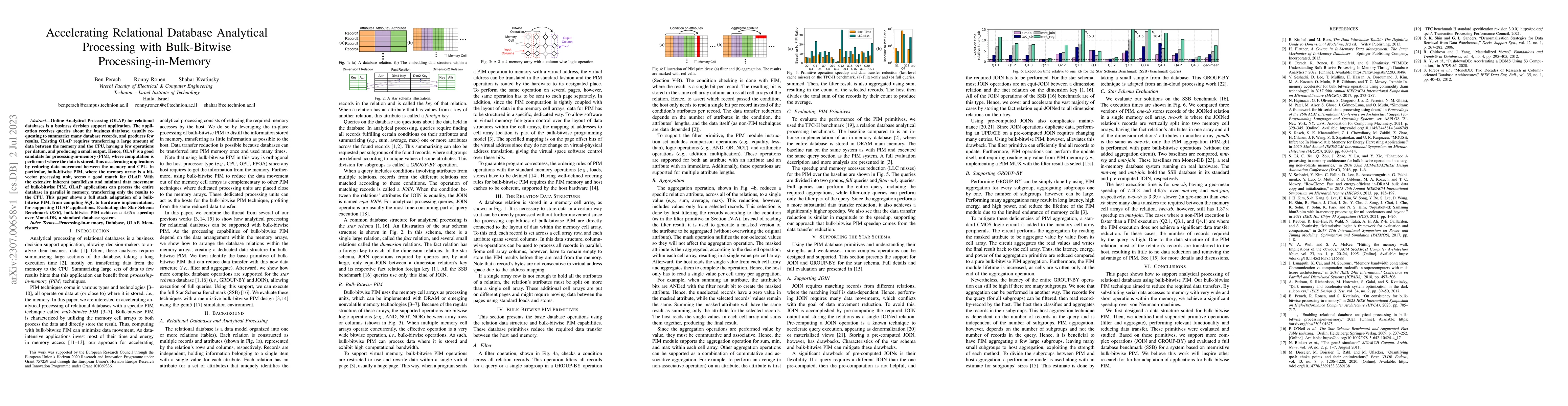 Thumbnail for Accelerating Relational Database Analytical Processing with Bulk-Bitwise
  Processing-in-Memory